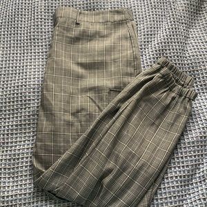 Pant long woven (black and white)